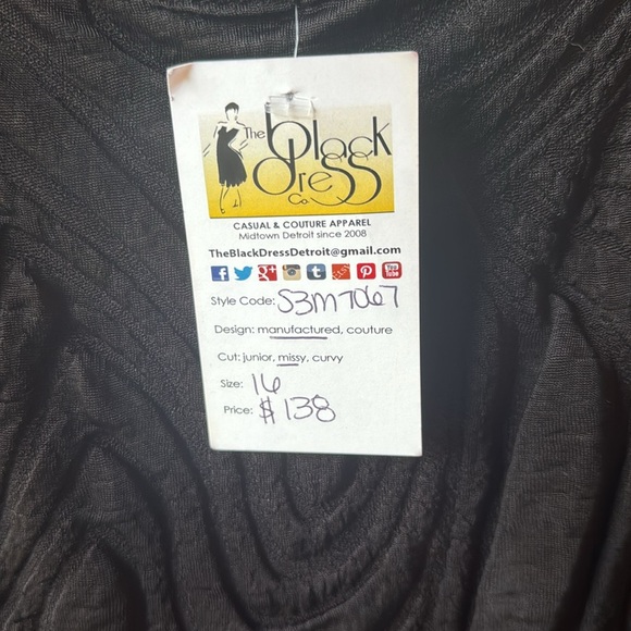 Simon Chang dress size 16 - Picture 5 of 6